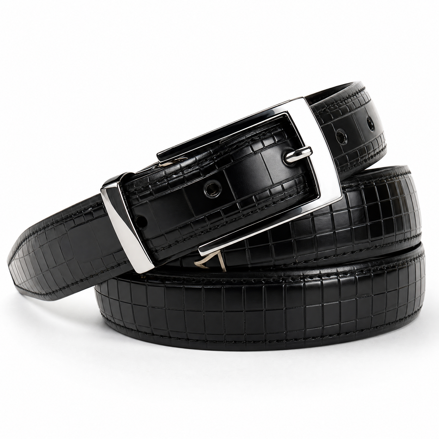 Ceinture carreaux DMCC 30mm - noir