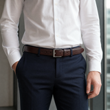 Ceinture nouveau modèle DMC10 35mm - marron foncé