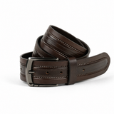Ceinture à petites coutures 40mm DMC03 Citadin - Marron