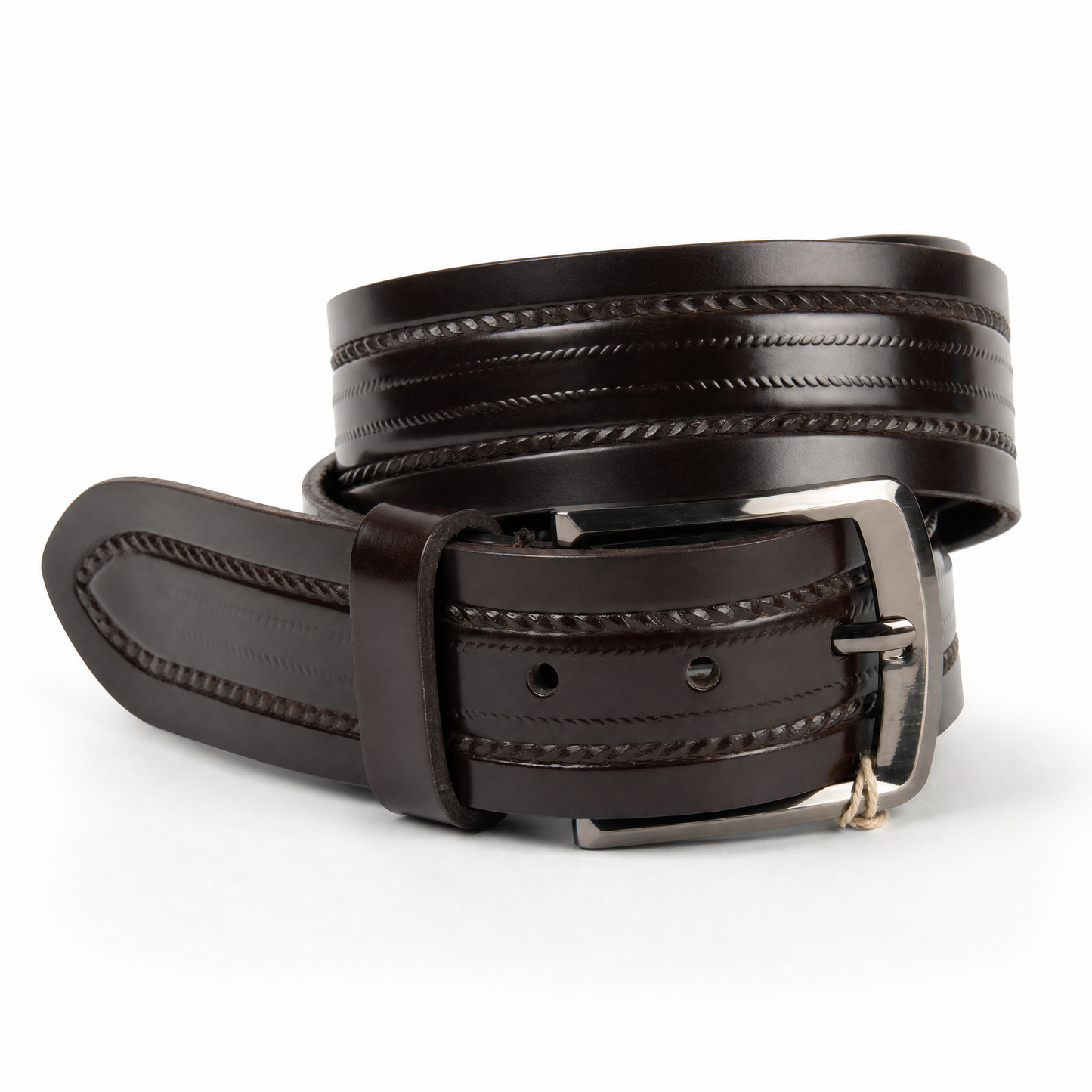 Ceinture élégance rustique DMC01 - Marron