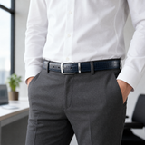 Ceinture carreaux DMCC 30mm - bleu